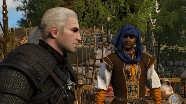 Геральт у друзей из Офира.. Ведьмак III (сборка Торна)