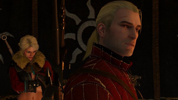 Геральт и Цири.. Ведьмак III (сборка Торна)