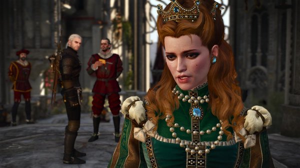 Во дворце.. Ведьмак III (сборка Торна)