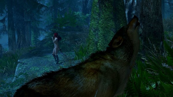 Вой на луну.. SkyrimSE (сборка 6.0 лето)