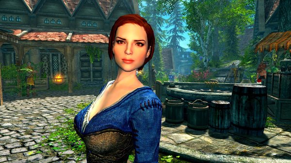 Изольда на рыночной площади Вайтрана..