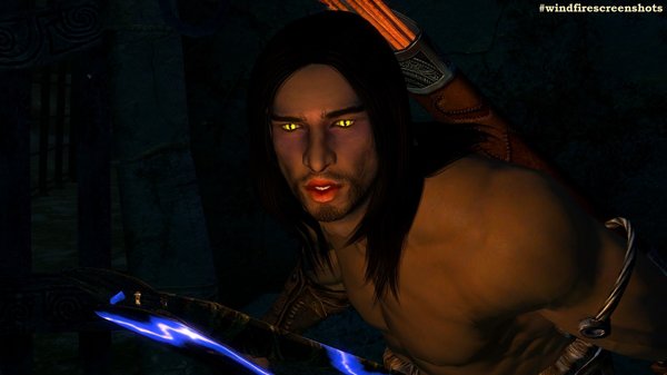 Эйран в подземелье.. SkyrimSE (сборка 6.0)