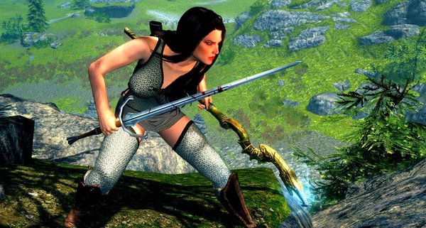 Лидия защищает Тана ;) SkyrimSE (сборка 6.0)