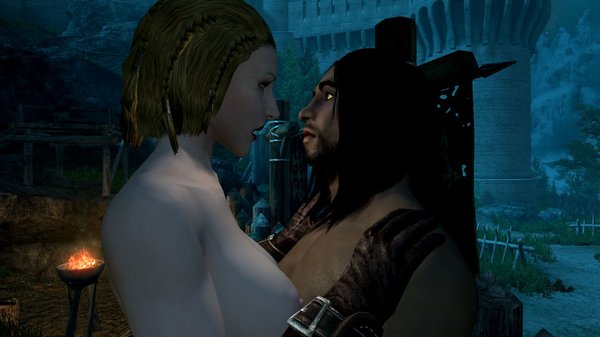 Эйран заходит к Вори перед походом ;)