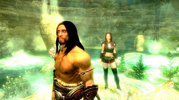 Эйран и Серена на поляне предков.