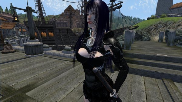 Селена в порту Анвила.. OBLIVION (Сборка 4.0)