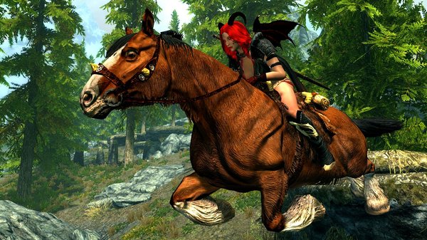 Эллари летщая нак коне.. SkyrimSE (сборка 6.0)