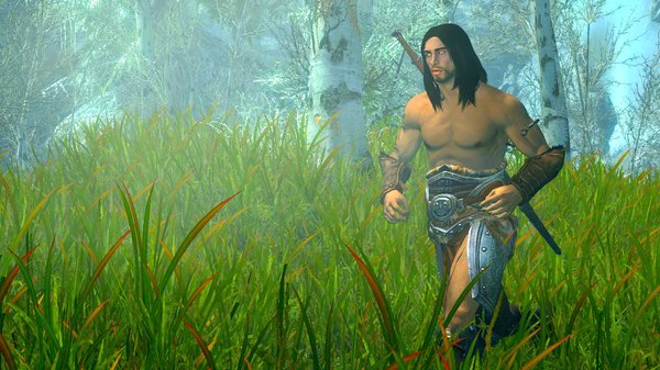 Эйран бежит по-делам.. SkyrimSE (сборка 6.0)