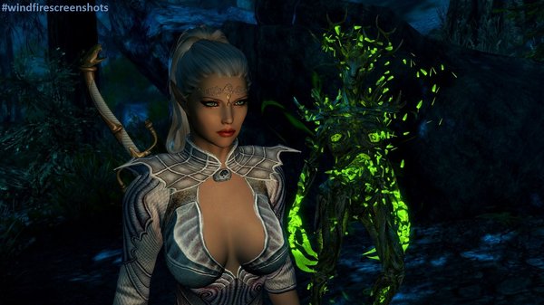 Эльфис, как эльф повеливает стихией природы.