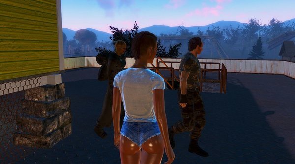 Все на работу! Poselenia Windfire Fallout-4