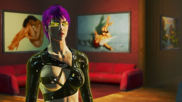 Ева на переговорах.. Fallout-4 (Сборка 6.4)