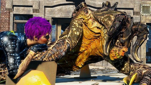 ЕВА и коготь смерти.. Fallout-4 (Сборка 6.4)