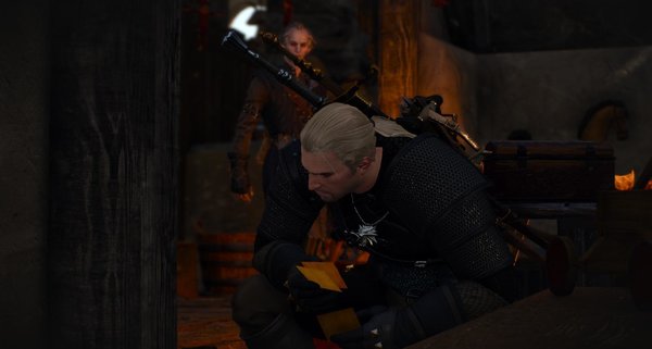 Геральт и Регис.. Ведьмак III (сборка Торна)