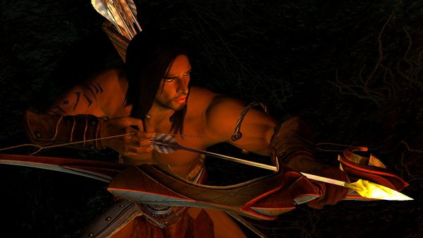 Эйран с луком.. SkyrimSE (сборка 6.0)