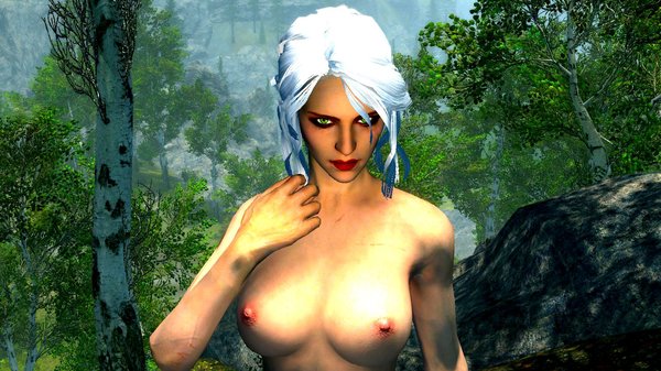 Цирилла средь берез.. SkyrimSE (сборка 6.0)