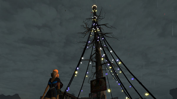 Чего только на Пустошах не увидишь! Довольно тематично, учитывая приближающиеся праздники.