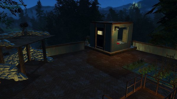 Огород на крыше нового поселения.  ;)