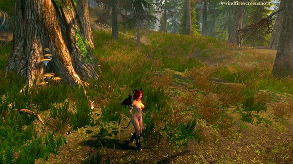 Суккуба в лесу по сукуббьим делам ))