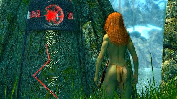 Орчер возле камня Девы! SkyrimSE (сборка 6.0)