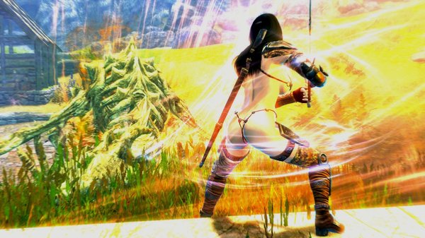 НОРА поглащает силу дракона.