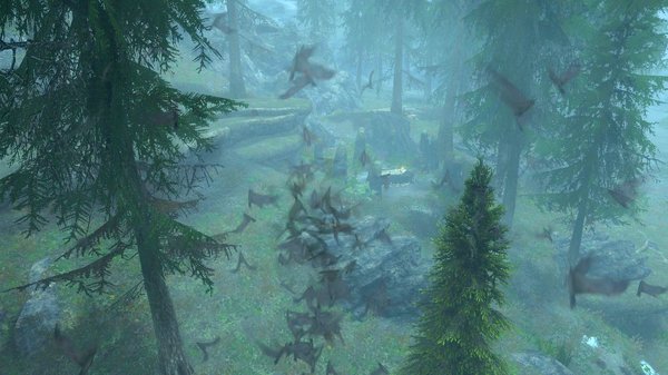 Стаей мышей смотрим на алтарь.. SkyrimSE (сборка 6.0)