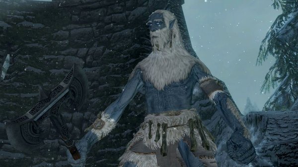 Ледяной великан.. SkyrimSE (сборка 6.0)