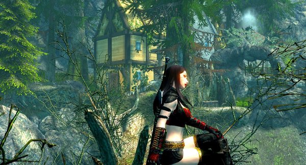 Веленка вблизи новенького домика..