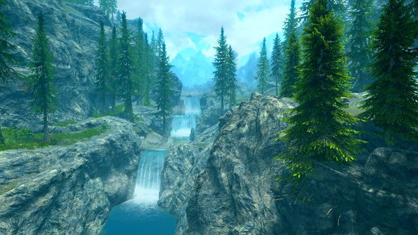 Горная река.. SkyrimSE (сборка 6.0)