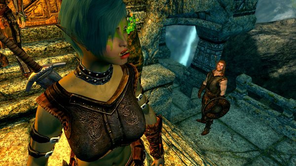 Эрик после выхода от монахинь из храма Дибеллы..