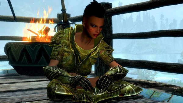 У Тифи любимая спутница, редгард.