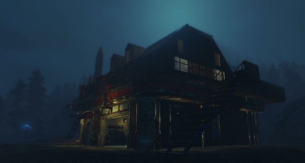 Отстроенная Red Rocket на Фар Харборе..