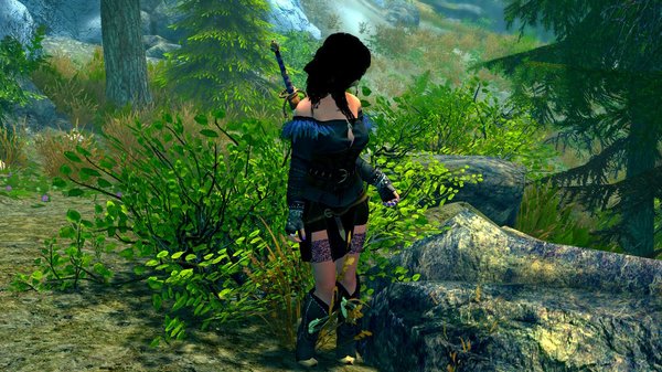 Йеннифер в Фолкрите.. SkyrimSE (сборка 6.0)