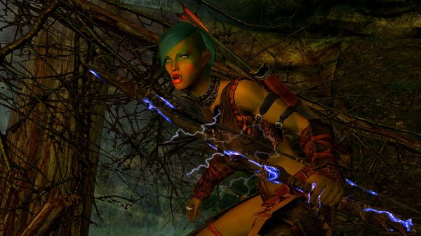 Тифи в пещере.. SkyrimSE (сборка 6.0)