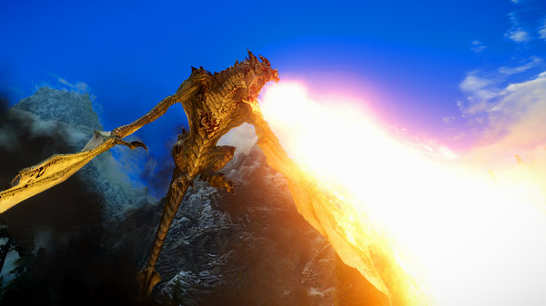 SkyrimSE - Огнедых