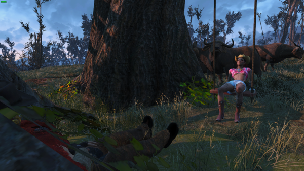 Конечно же Гейдж наблюдает за стадом?!