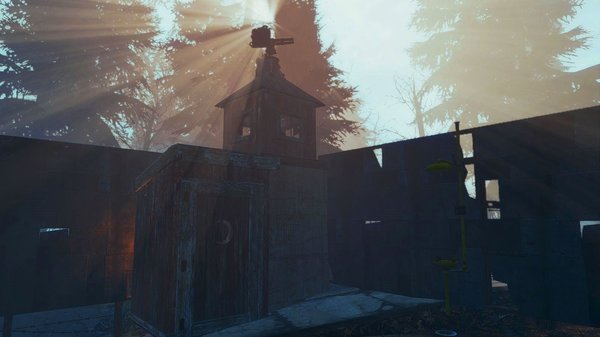 Пейзаж или санузел под охраной )))