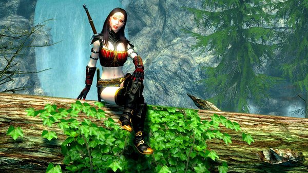 Велена на стволе дерева.. SkyrimSE (сборка 6.0)