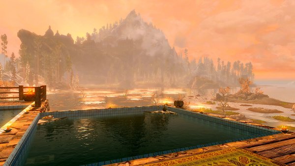 Вид с дачи на скалу Солитьюда..