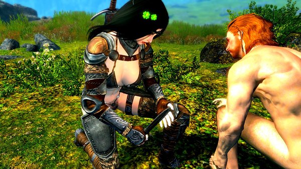 НОРА делиться кровью волка с Эриком.