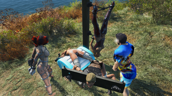 Данс в БДСМ с Алисой и её напарницами.