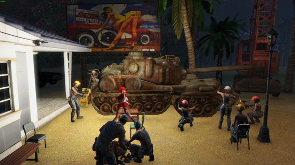 Алиса руководит ремонтной бригадой.