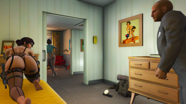 Сосед:-"Любуюсь вами".