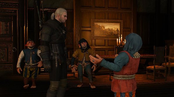 Геральт в гостях у низушников..