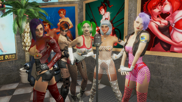 Рокси, Алиса, Харли, Валькирия и Айви.