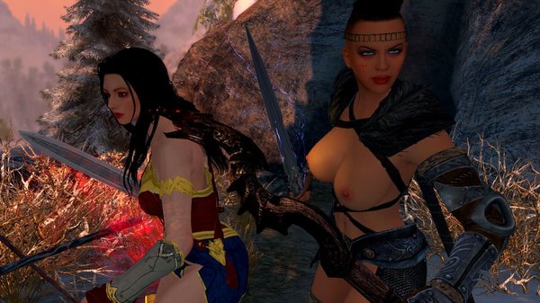 Девченки на раздаче.. SkyrimSE (сборка 6.0)