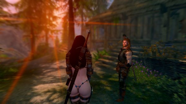 Вечер в деревне.. SkyrimSE (сборка 6.0)