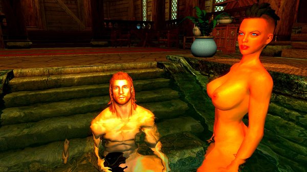 Эрик и Карли отдыхают после похода..