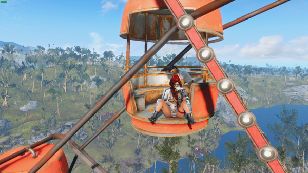 Алиса и поселенка в Сенкчуари.