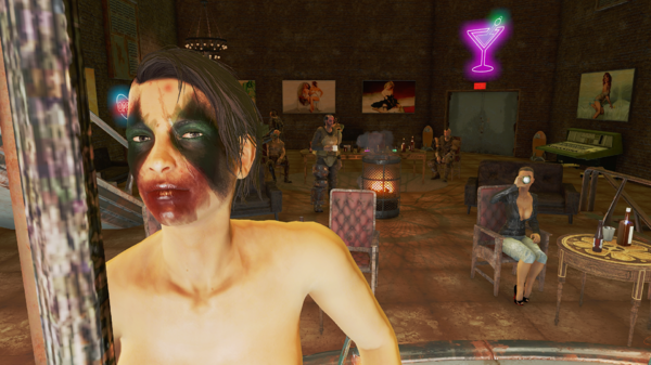 Танцовщица в «Торговом центре рейдеров».