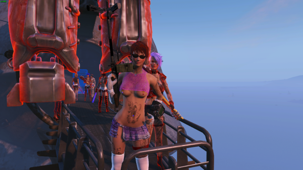 Алиса о своими напарниками на мостике Придвена.